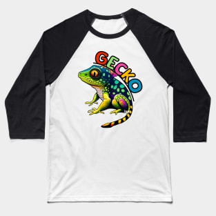 Animal Alphabet - G for Gecko Baseball T-Shirt